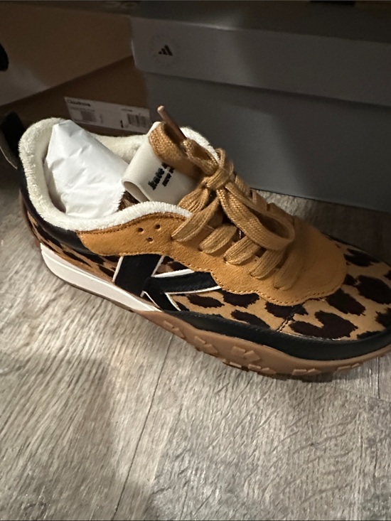 kate spade Shoes - kate spade Leopard Print Athletic Sneaker in Tan, Black and Brown